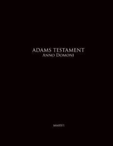 Adam's Testament / Adam's Testament (2016)